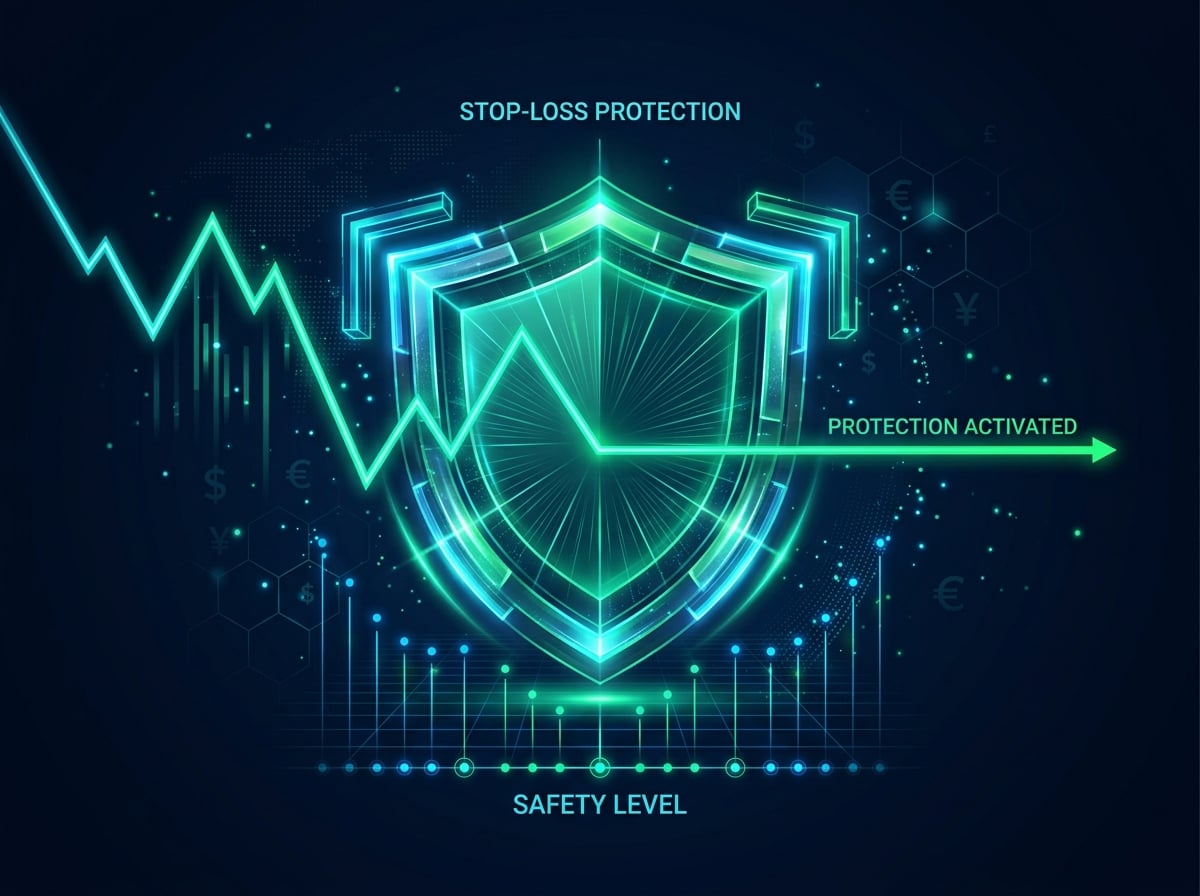 Sentrivest risk management dashboard with enforced stop-losses